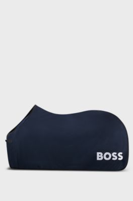 Coperta da equitazione con monogramma, Blu scuro
