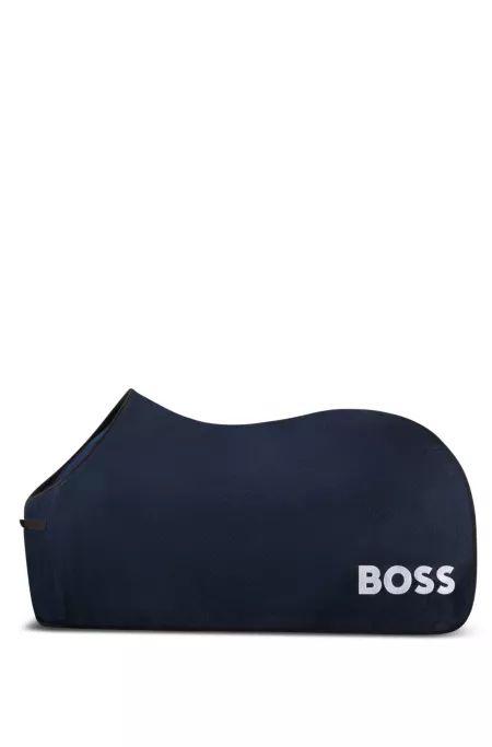 Alfombrilla de equitación con motivo de monograma