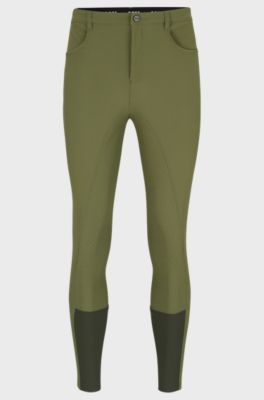 Pantalon d&rsquo;&eacute;quitation agrippant, Chaux