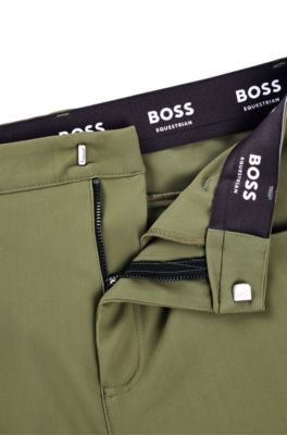 Equestrian breeches with full grip, Light Green