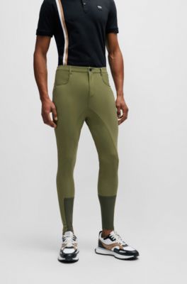 Pantalon d&rsquo;&eacute;quitation agrippant, Chaux