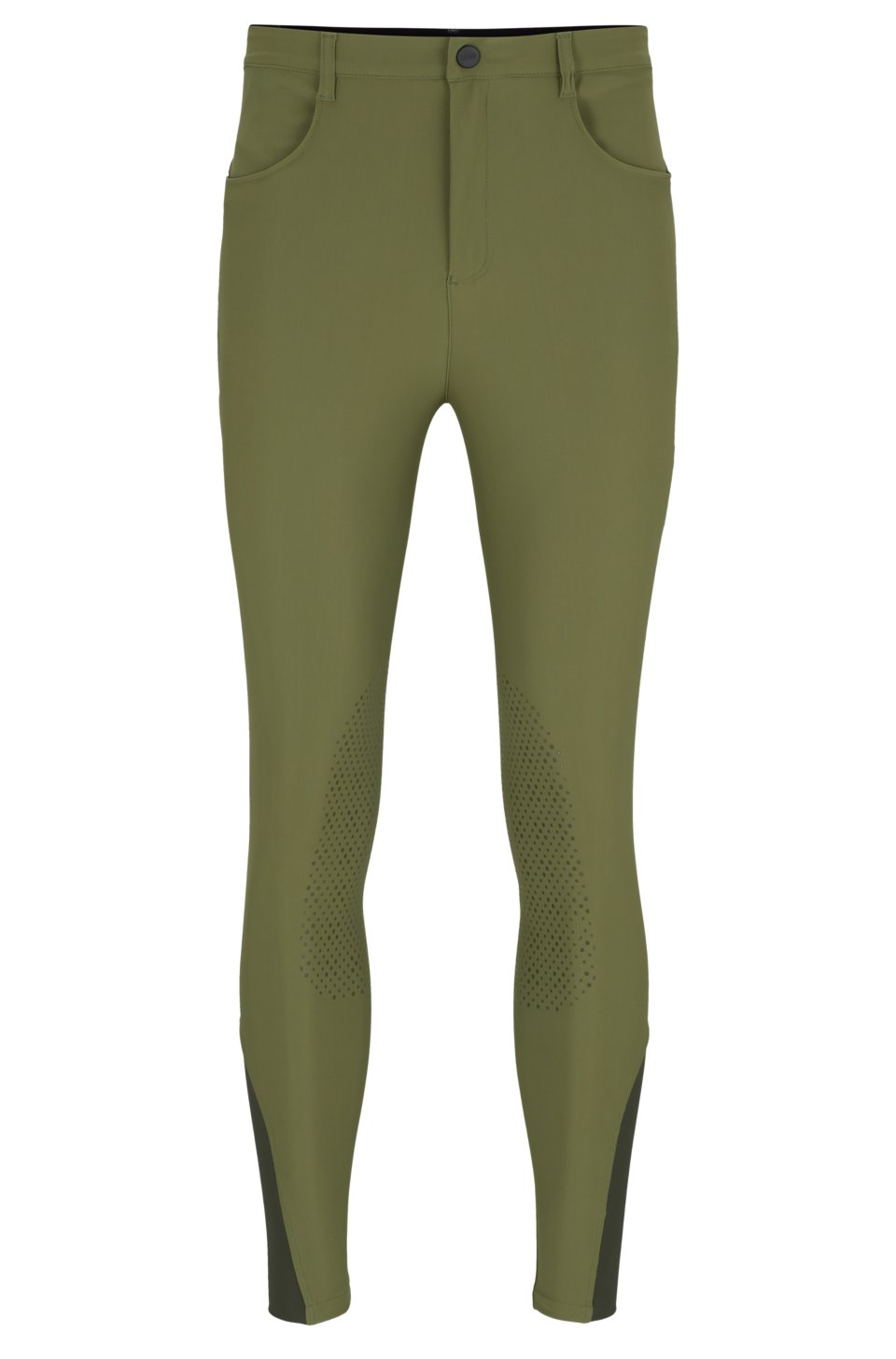 Equestrian breeches with knee grips