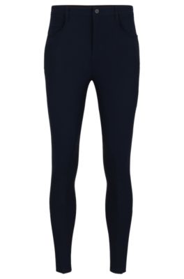 Equestrian breeches with knee grips, Dark Blue