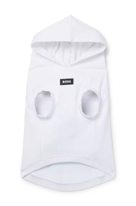 Sweat à capuche de plage pour chien en coton à imprimé palmier