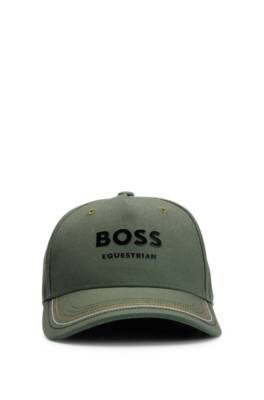 Equestrian cap with logo 1