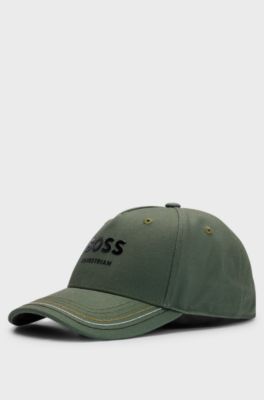 Casquette d&rsquo;&eacute;quitation &agrave; logo, Chaux