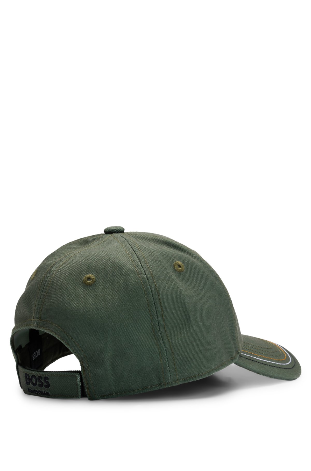 Equestrian cap with logo, Light Green