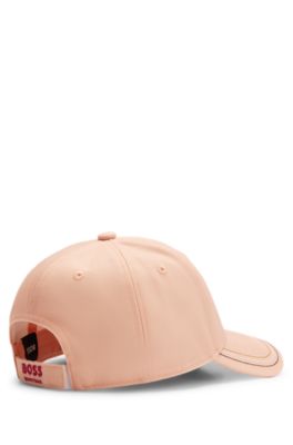 Equestrian cap with logo, Light Orange