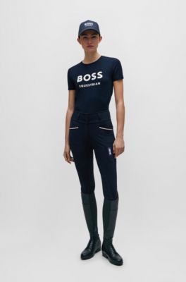 T-Shirt Per Equitazione In Cotone - Vestibilità Aderente E Confortevole, Made In Italy - Foto 5