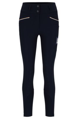 Pantalon d’équitation avec matière power-stretch sur les genoux et poche pour le téléphone