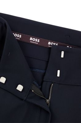 Equestrian full-grip breeches with phone pocket, Dark Blue