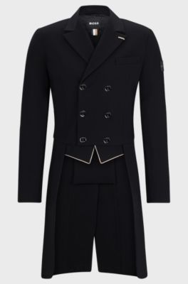 Equestrian tailcoat in super-stretch material, Black
