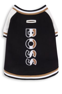 BOSS - Dog bomber jacket with embroidered logo - Beige