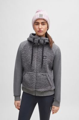 Equestrian lightweight bobble hat with fleece inner, Light Purple