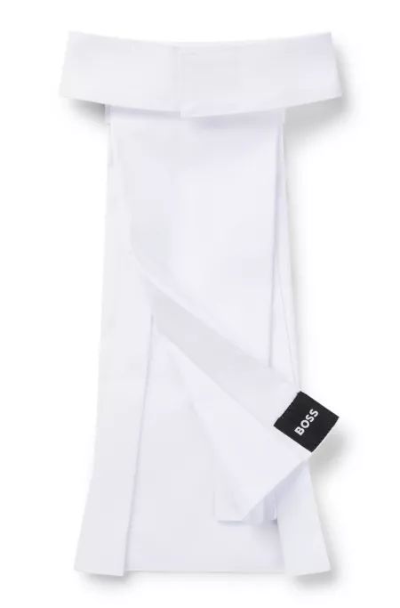 Equestrian one-piece plastron with glitter logo