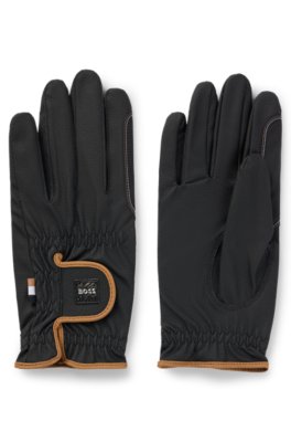 Boss Equestrian Schwarz Reit-Handschuhe Für Kinder Hybrid - Bild 4