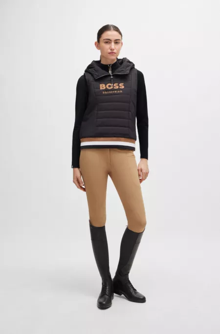 Equestrian show top in super-stretch fabric