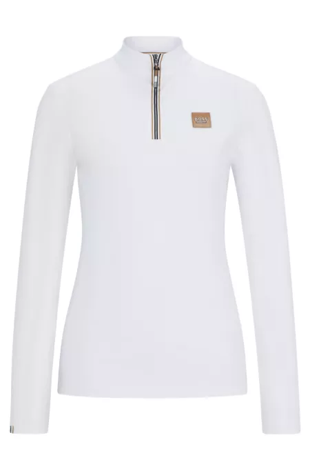 Equestrian show top in super-stretch fabric