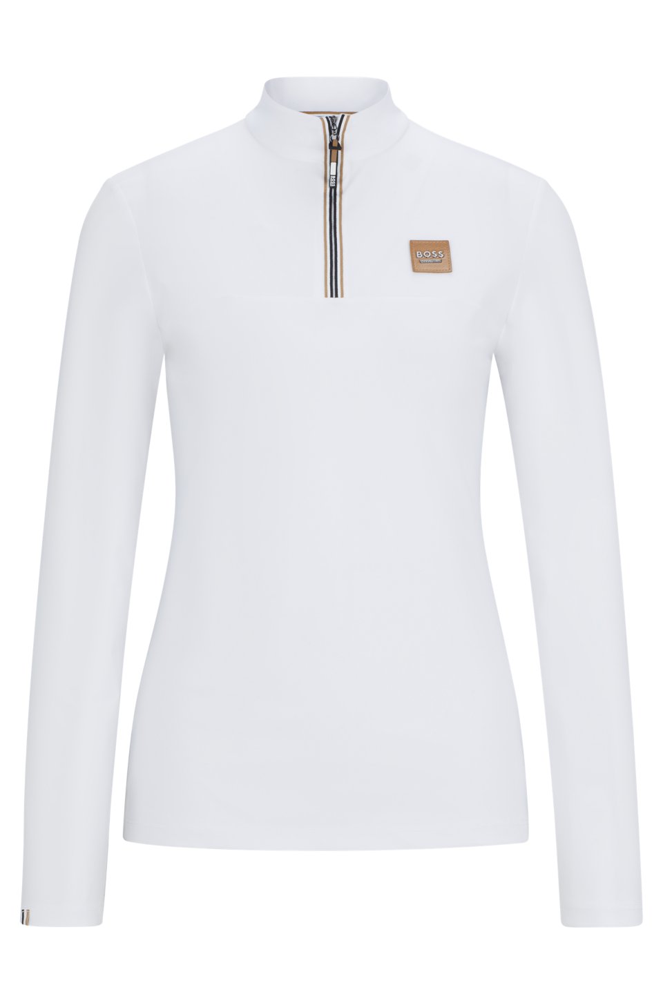 Equestrian show top in super-stretch fabric