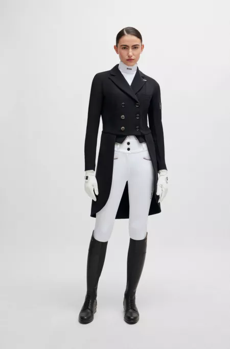 Equestrian show top in super-stretch fabric