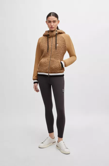 Equestrian hybrid hoodie with teddy body and hood