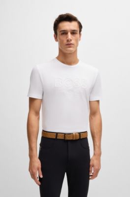 Ceinture d&rsquo;&eacute;quitation en cuir tress&eacute;, Marron