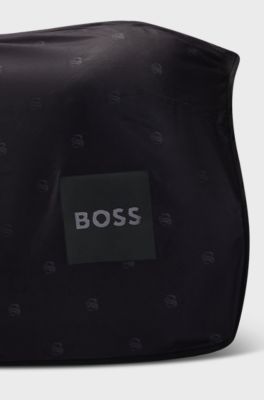 Equestrian fleece rug with Double B monograms, Black