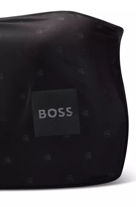 Tapis de selle d’équitation en polaire avec monogrammes Double B