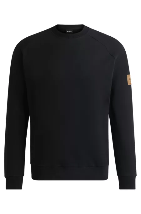 Equestrian sweater in Italian stretch cotton