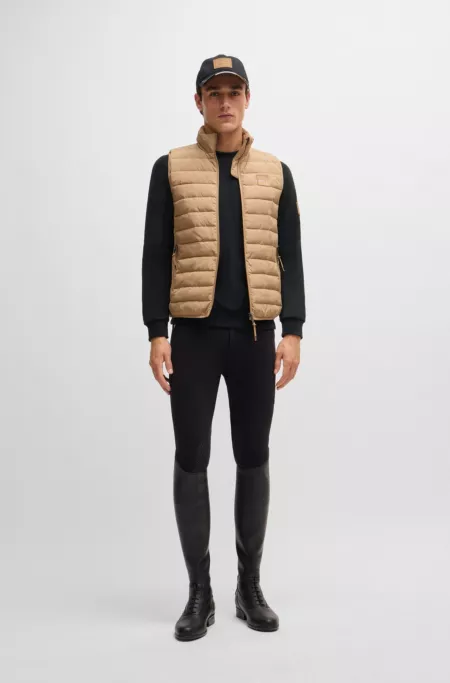 Equestrian sweater in Italian stretch cotton
