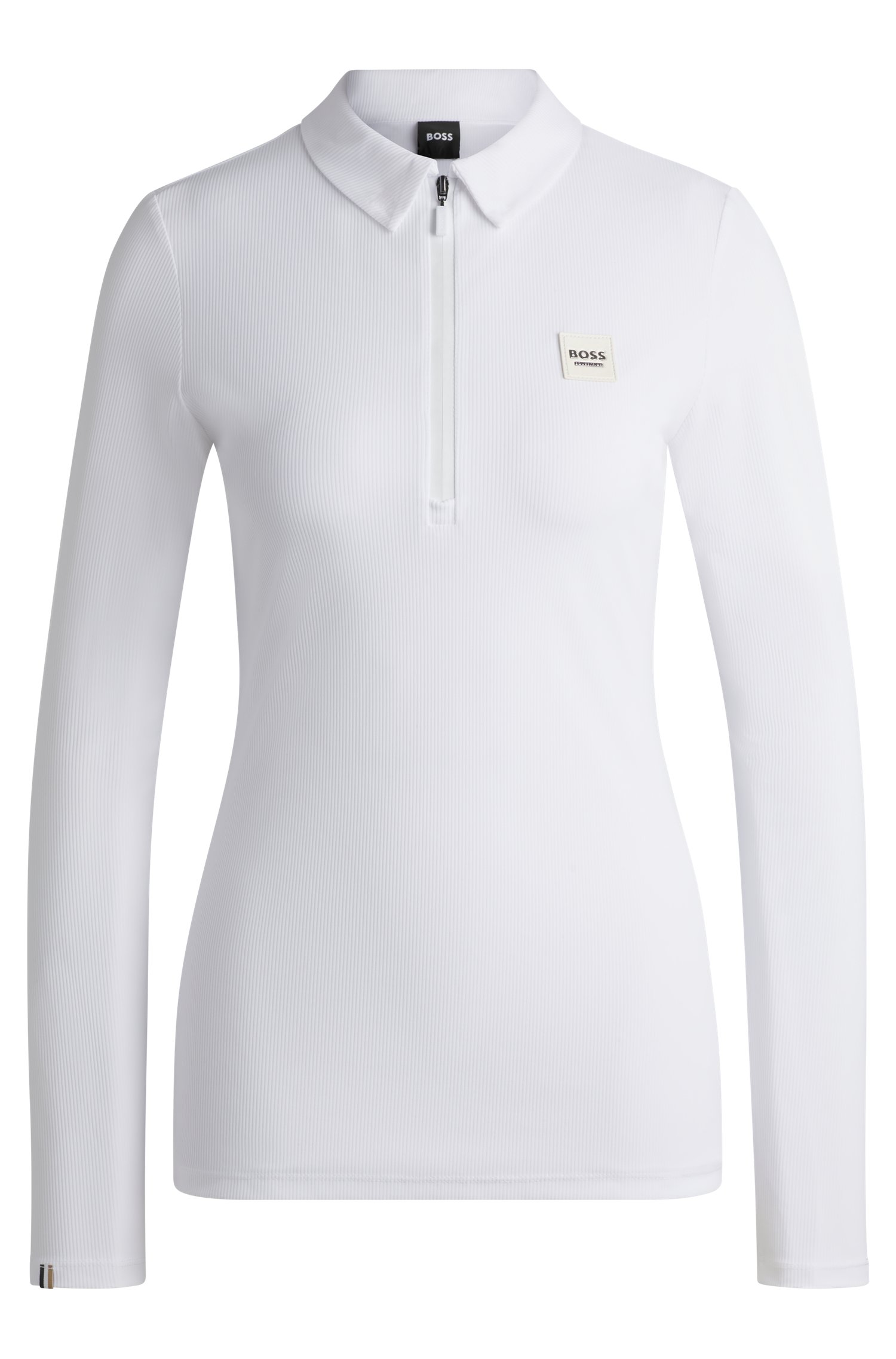 Boss Equestrian training shirt in stretch piqué pikéer dam