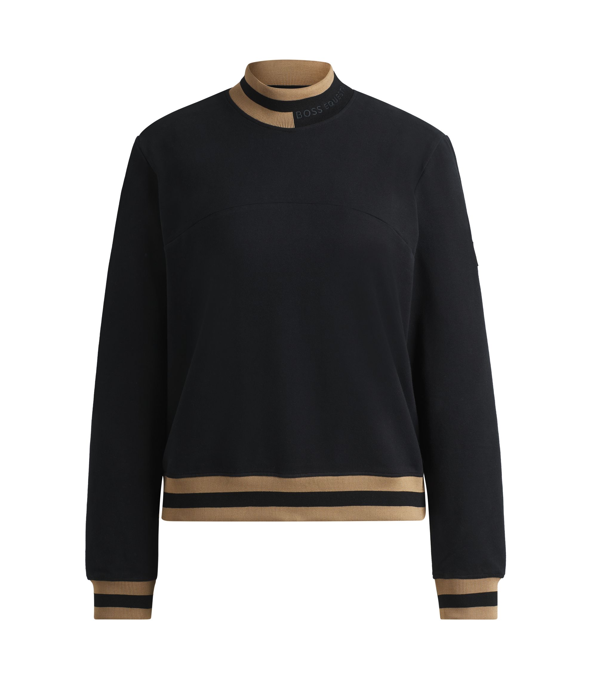 Pull Style Moto Hugo Boss - Noir - Fabriqué En Italie - Taille PS (Petites) - Neuf Avec étiquettes