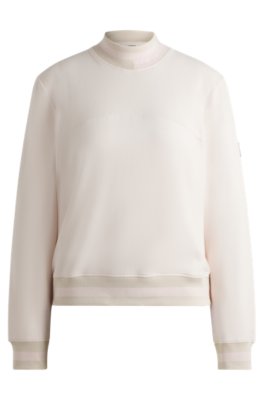 Equestrian sweater in Italian stretch cotton