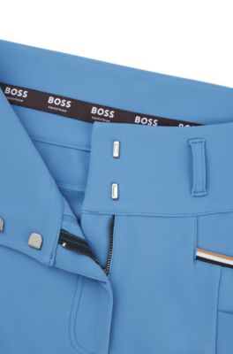 Rijbroek met volledige grip en vierzijdige stretch, Blauw
