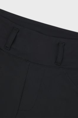 Equestrian full-grip breeches with four-way stretch, Black