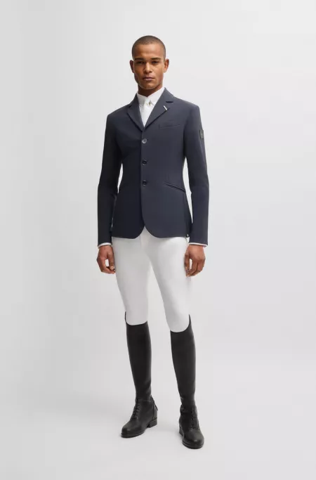 Chemise de concours d’équitation en coton mélangé