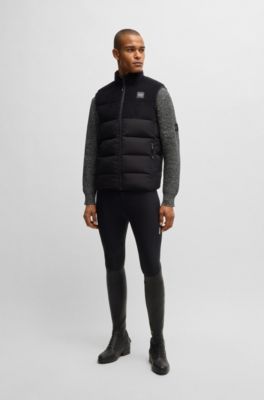 Sweater i meleret strik til hestesport, Gr&aring;