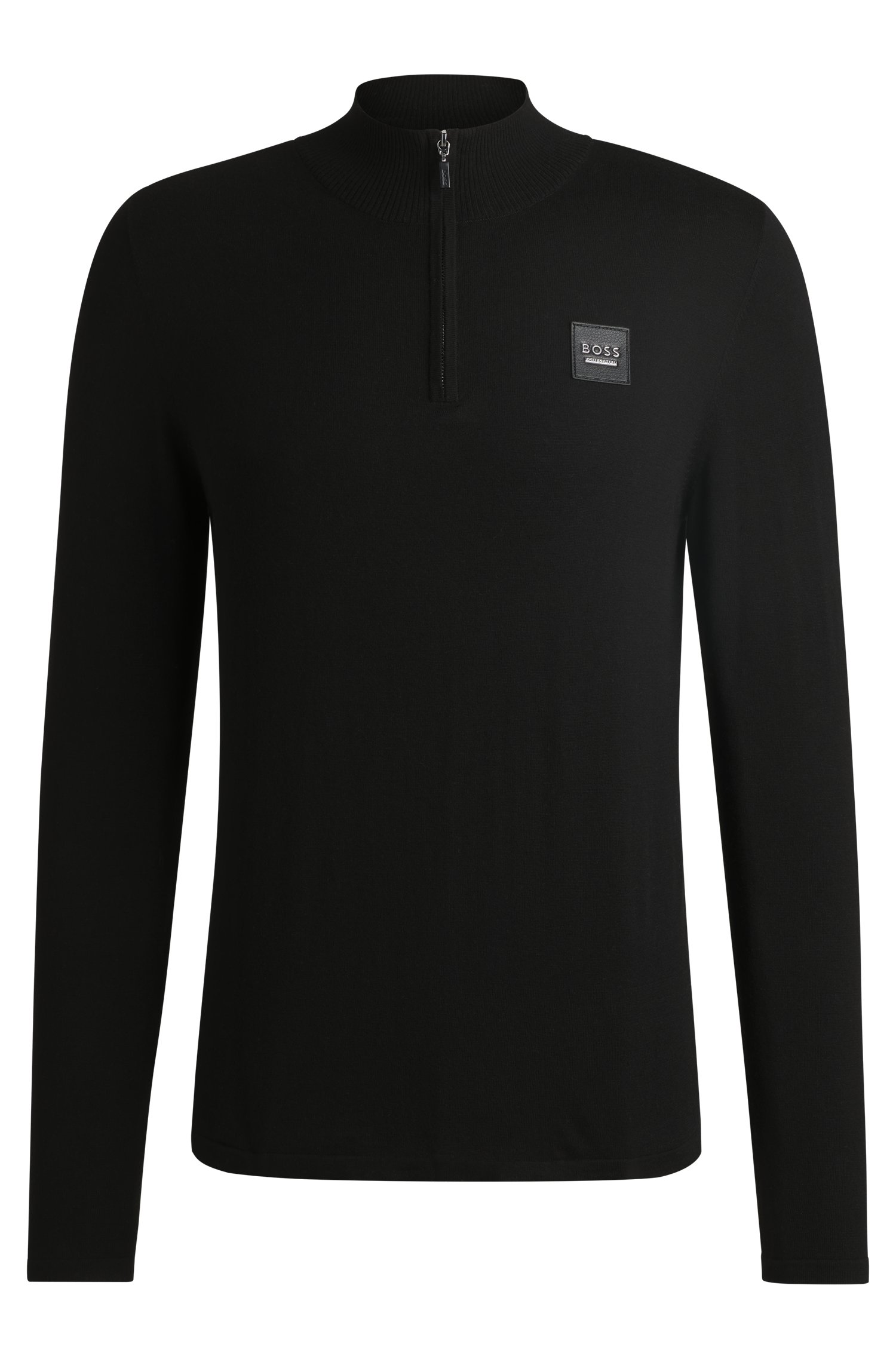 Boss Equestrian troyer sweater with logo patch stickade tröjor herr