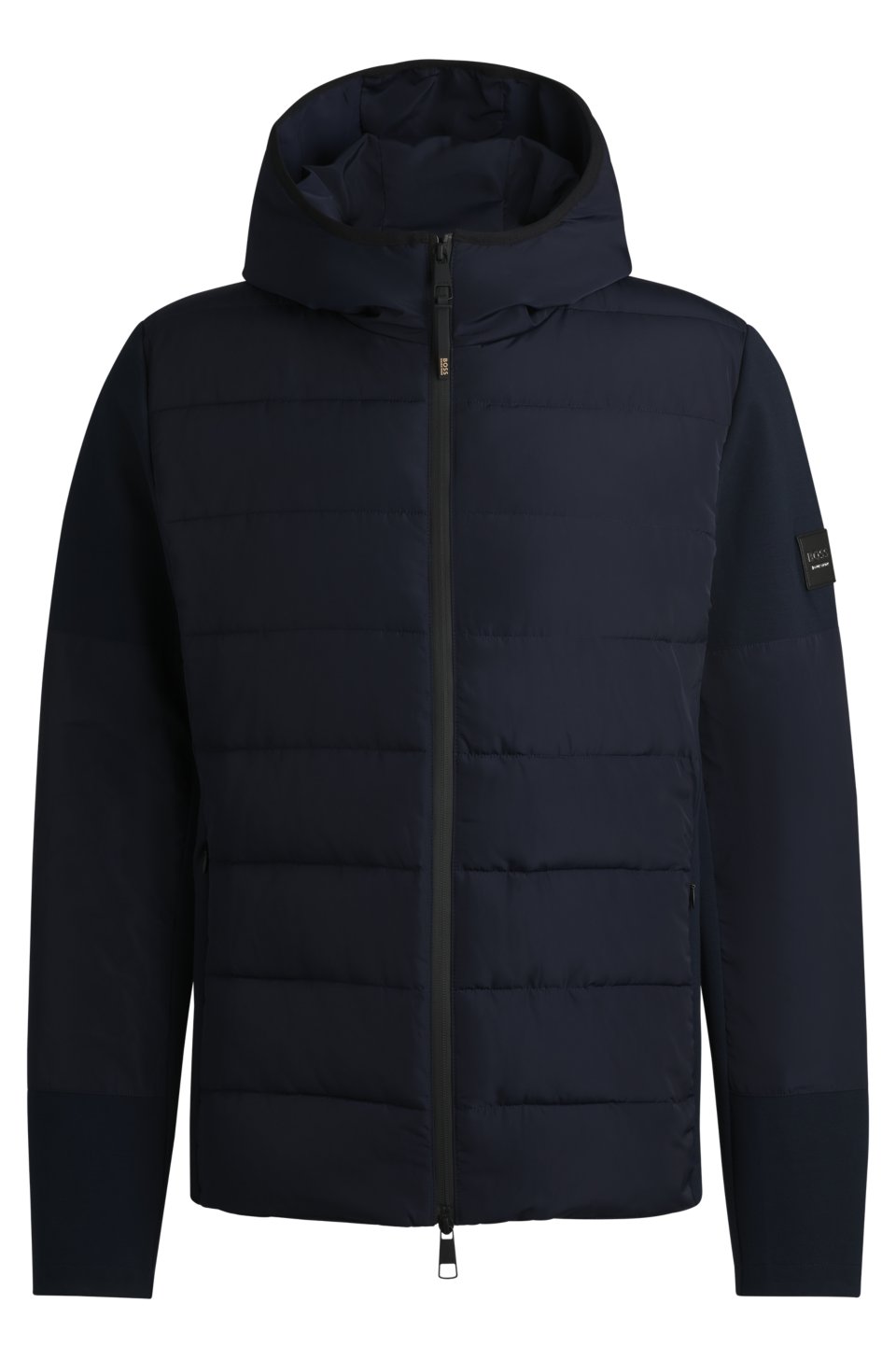 Equestrian water-repellent hybrid padded jacket