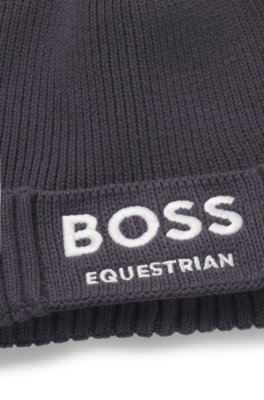 Boss Equestrian fisherman beanie hat in cotton mössor herr – bild 4