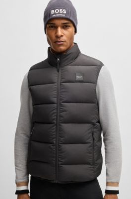 Equestrian fisherman beanie hat in cotton, Dark Grey