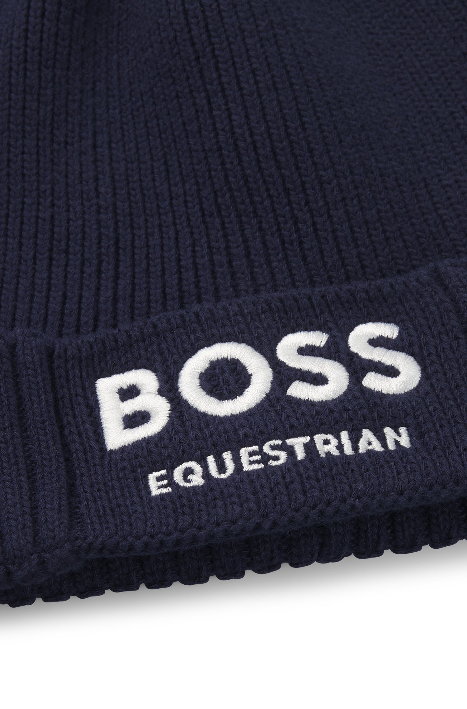 Boss Equestrian fisherman beanie hat in cotton mössor herr – bild 4