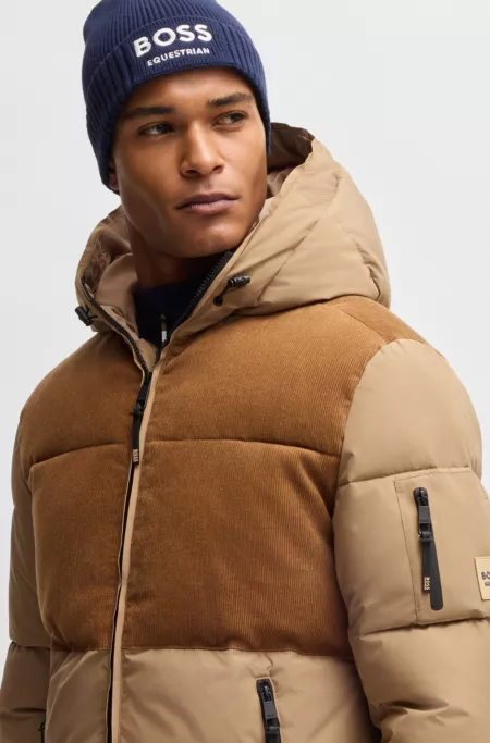 Equestrian fisherman beanie hat in cotton