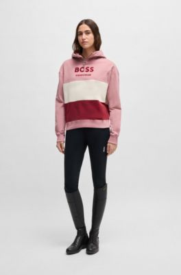 Equestrian slim-fit breeches with knee grip, Dark Blue