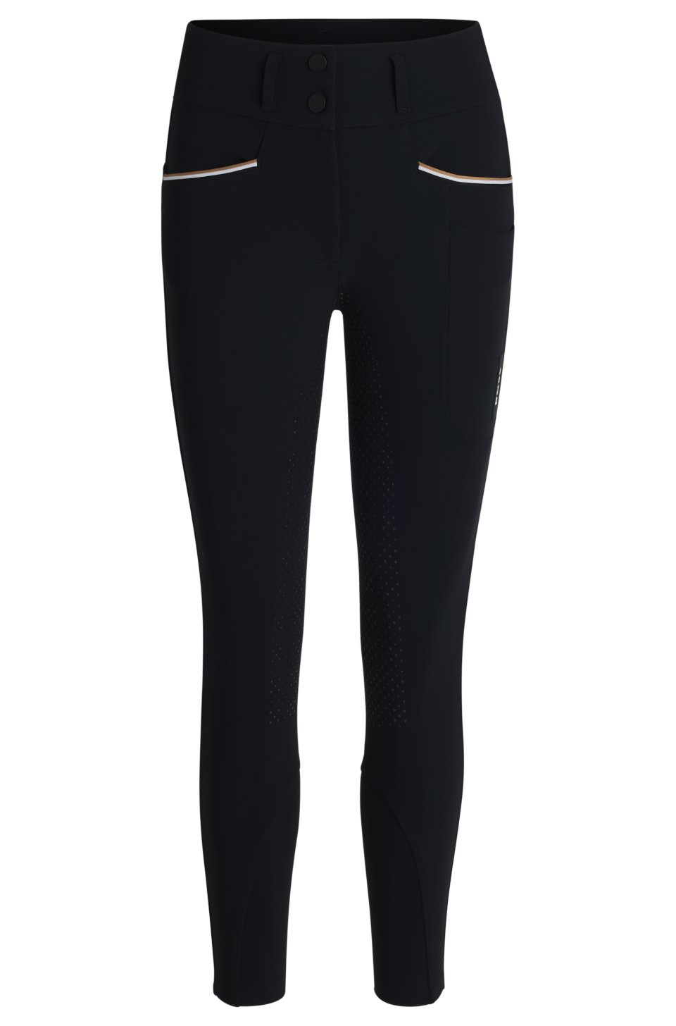 Equestrian slim-fit breeches with full grip