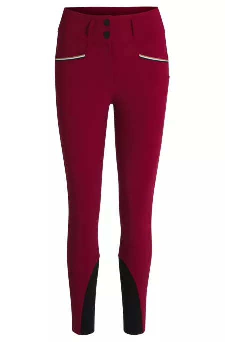 Equestrian slim-fit breeches with full grip