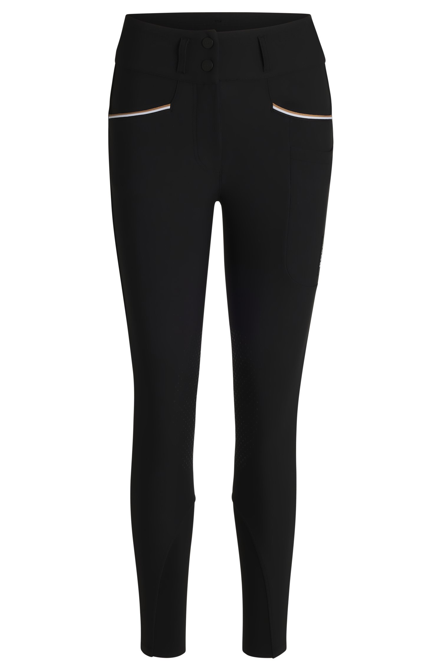 Boss Equestrian high-waisted slim-fit breeches with knee grip byxor dam