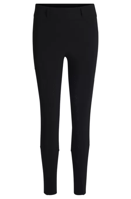 Equestrian slim-fit riding leggings with full grip