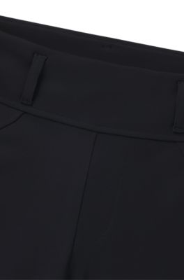 Equestrian slim-fit riding leggings with full grip, Dark Blue