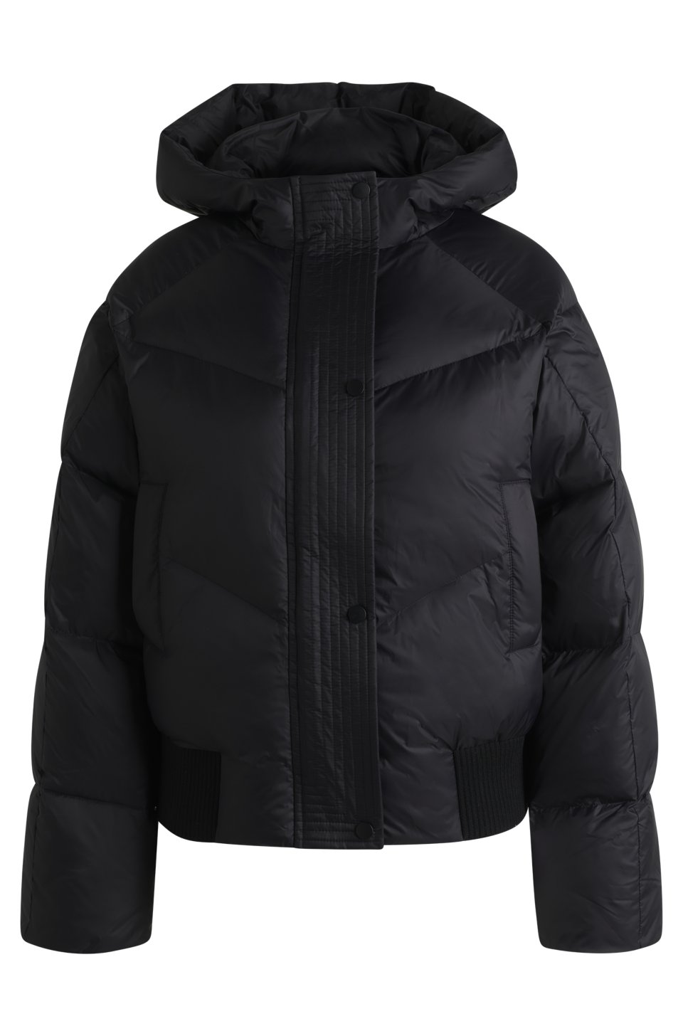 Equestrian water-repellent padded jacket in a bomber style